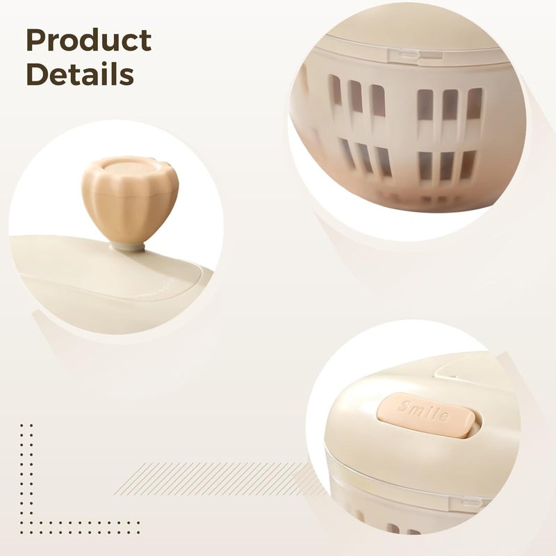 Manual Vegetable & Fruit Dryer 5.5 X 5.2 in: Quick Spinner, Kitchen Silicone Build, Pour Spout - Image 2
