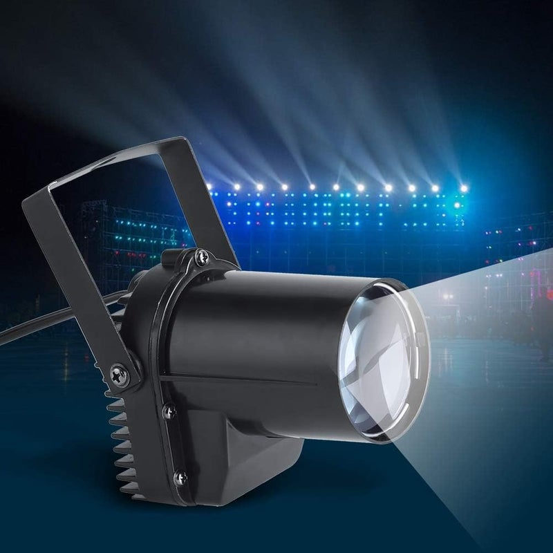 كلاراكو كشاف LED شعاعي، كشاف مسرح LED بقوة 30 واط، إضاءة بيضاء باردة، مناسب للحفلات والمناسبات، يعمل بقابس أمريكي 110 فولت - Image 3