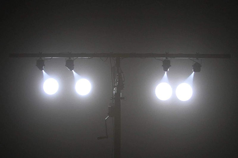 كلاراكو كشاف LED شعاعي، كشاف مسرح LED بقوة 30 واط، إضاءة بيضاء باردة، مناسب للحفلات والمناسبات، يعمل بقابس أمريكي 110 فولت - Image 4