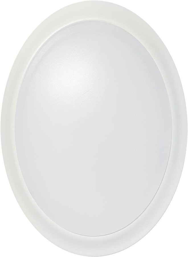 نوفو مصابيح Nuvo Lighting 62/1671 LED قرصية الشكل بقوة 16 واط ودرجة حرارة لون 5000 كلفن (عبوة من 6 مصابيح) بتصميم عصري - ارتفاع 1.28 بوصة وعرض 9.49 بوصة، اللون: أبيض - Image 2