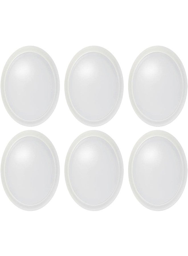 نوفو مصابيح Nuvo Lighting 62/1671 LED قرصية الشكل بقوة 16 واط ودرجة حرارة لون 5000 كلفن (عبوة من 6 مصابيح) بتصميم عصري - ارتفاع 1.28 بوصة وعرض 9.49 بوصة، اللون: أبيض - Image 3