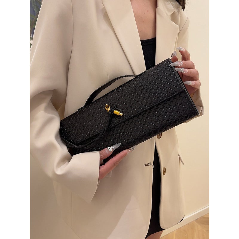 New Baguette Crossbody Bag, Retro Texture, Portable Women'S Bag, Simple Light Luxury Shoulder Bag - Image 4