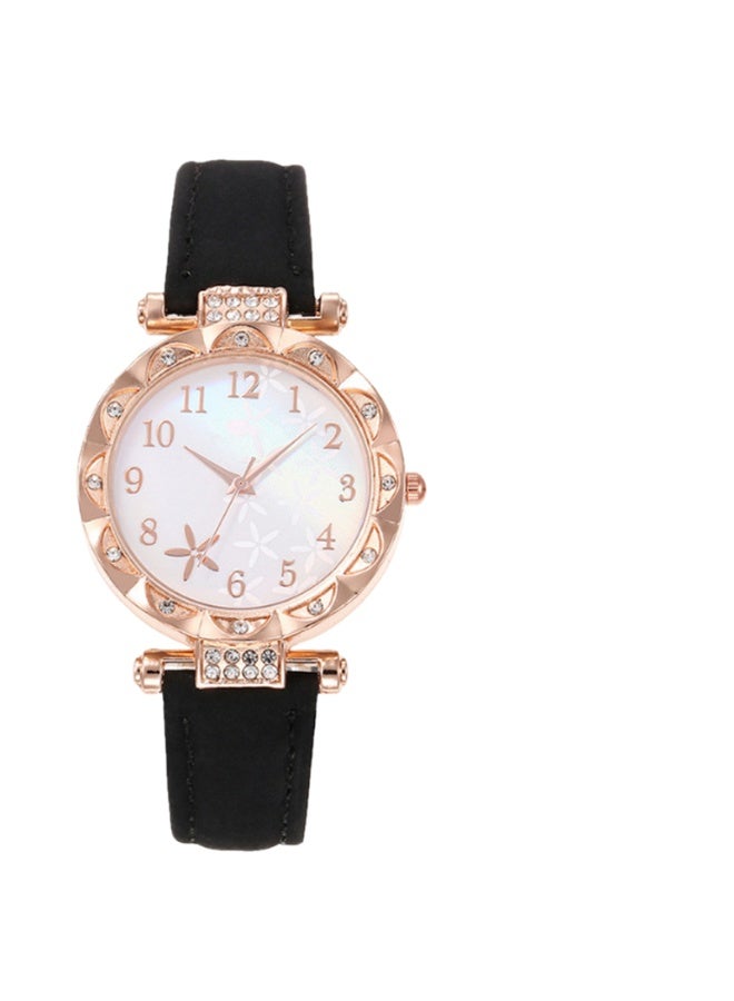 QUARTZ Womens Watch Gifts Set with Bracelet for Lady Female Girls Minimalist Slim Thin Casual Dress Analog Quartz Wrist Watches - Image 4