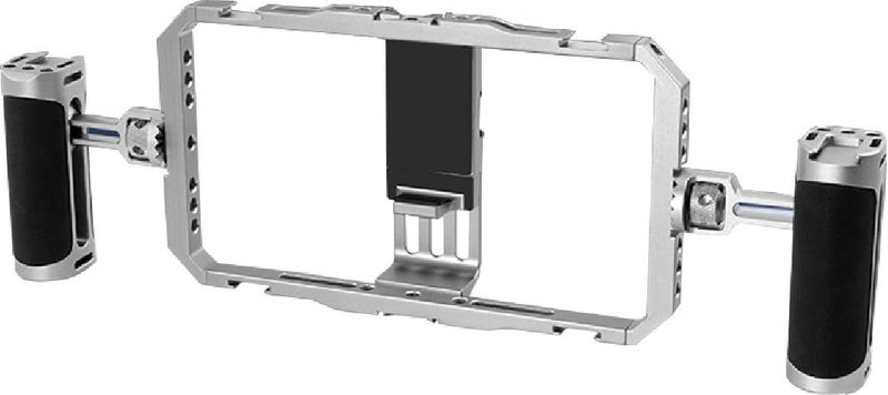 Digitek DSC 001 Aluminium Alloy Universal Type Smartphone Phone Rabbit Cage Video Stabilizer Grip Tripod Mount for Video Maker Videographer - Image 2