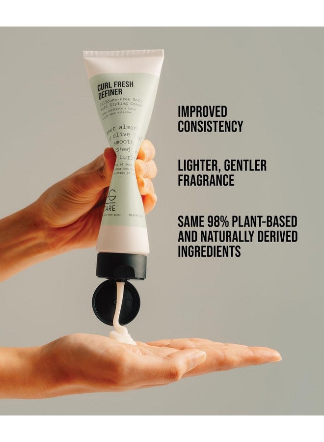AG Care Curl Fresh Definer Siliconefree Softhold Styling Cream 6 Fl Oz - Image 2