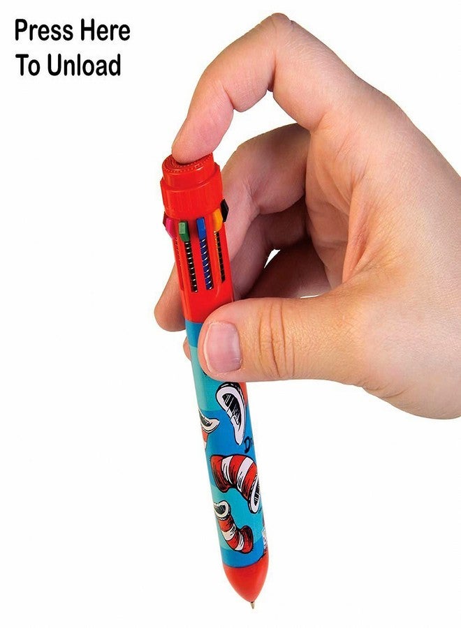 AR ShubhKraft Birthday Return Gift for kids, 10 in 1 Retractable Roller Ballpoint Pen for Kids (Multicolour) (Pack of 24) - Image 2