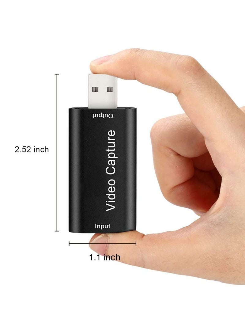 fantasize HDMI to USB, 4K Video Capture Card with Audio Support, High-Speed USB 2.0 Converter for Live Streaming, Gaming, and Video Conferencing, Plug-and-Play Device - Image 2