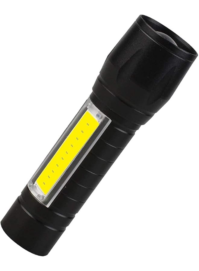 promass Mini Flashlight Ultra Bright Portable Outdoor 3 Modes Aluminum (Black) - Image 1