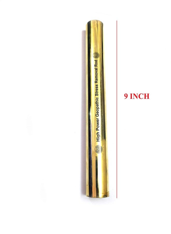 Astroghar High Power Geopathic Earth Telluric Stress Removal Brass 9 Inch Rod for Positive Energy and Protection - Image 3