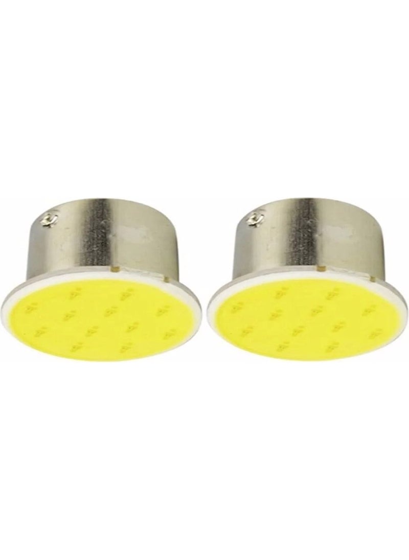 Eraks Car Accesories - مصباح إشارة التوقف LED لسرعة الرجوع 12 فولت COB LED أبيض - Image 1