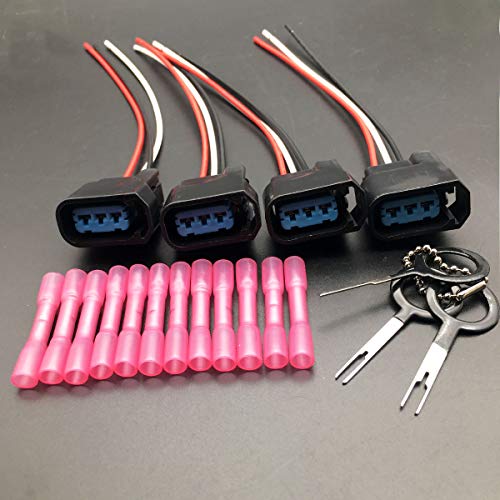 IBVIBV SET 4 Ignition Coil Connector Plug pigtails work For HONDA CIVIC CRV S2000 ACURA RSX K Series - Image 2