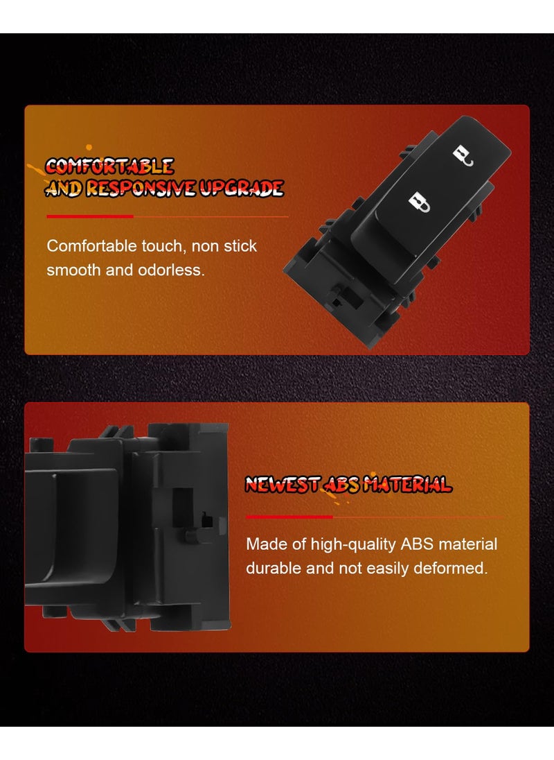 CCIYU Door Lock Switch Control Switch Replacement fit for Chevy Silverado 1500 2500HD 2008-2013 GMC Sierra 1500 2500 HD 2008-2013 GMC Sierra Denali 2500HD 3500HD 2011-2014 15804093 SW9550  - Image 4