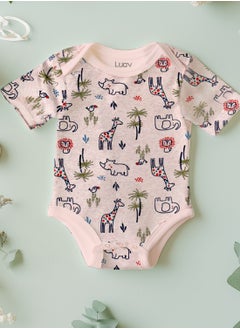 LUAY LUAY 100% Organic Cotton  Based Onesies | Sleepsuits| Night Suits|Jumpsuit | Wondersuit for Baby Boys & Baby Girls, New-Born, infants,Toddlers_ Including Vibrant Pattren & Colors Create festive look  - Image 2