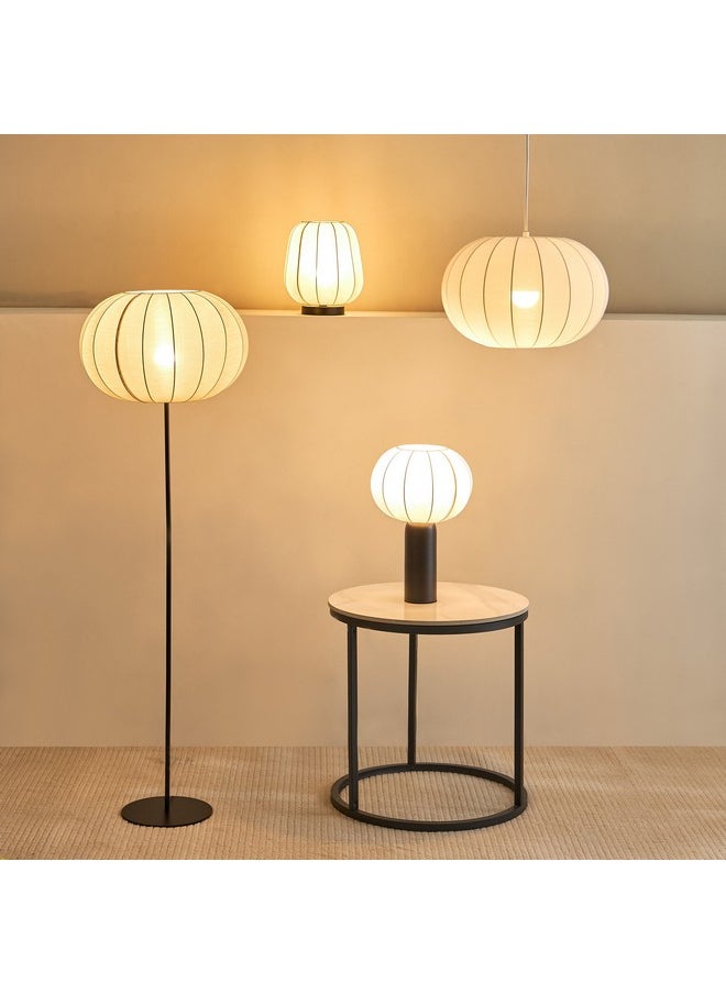 Home Box Collett E27 Metal Frame Pendant Lamp with Fabric Shade 40 x 40 x 26 cm  - Image 5