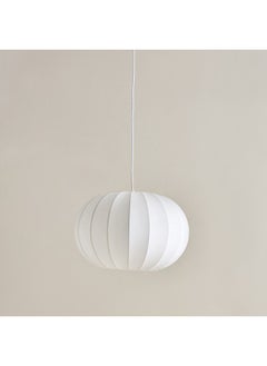 Home Box مصباح معلق بإطار معدني E27 من كوليت مع ظل قماشي 40 × 40 × 26 سم  - Image 1