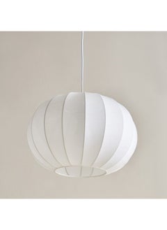 Home Box مصباح معلق بإطار معدني E27 من كوليت مع ظل قماشي 40 × 40 × 26 سم  - Image 3