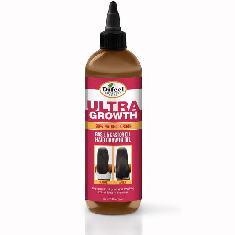 difeel Difeel Ultra Growth Basil  Castor Hair Growth Oil 8 oz