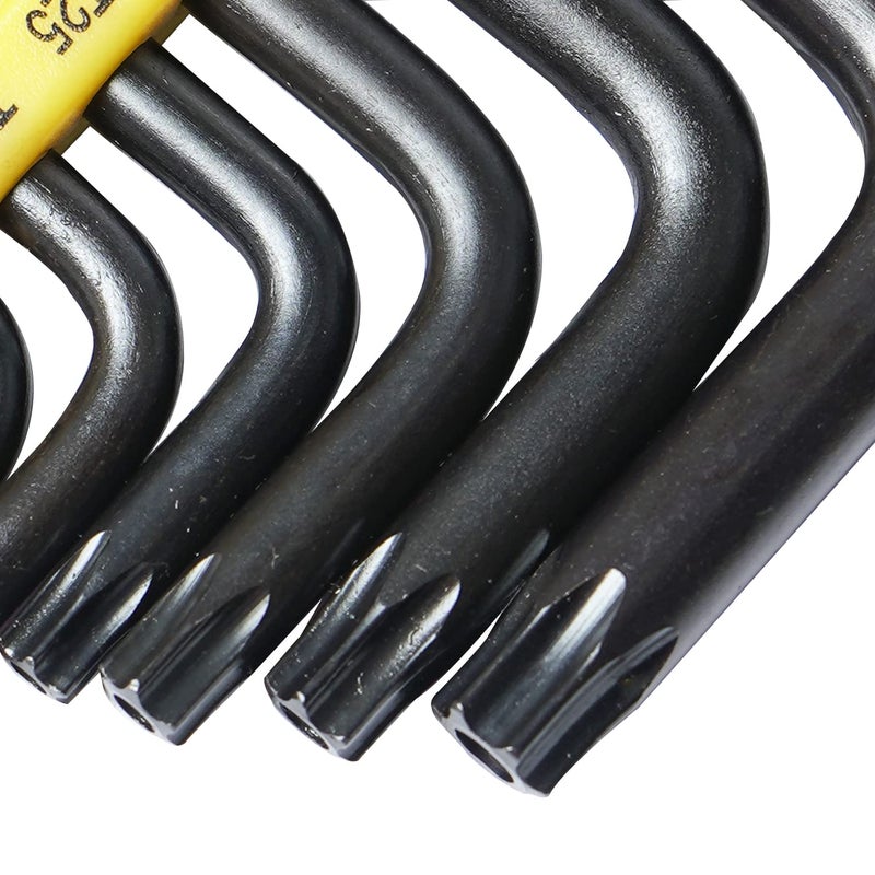 Eastman 7 Pcs Star Allen Keys Set Short Pattern Chrome Vanadium Steel Champhered Heads Black Finish Fully Heat Treated EAK2407 - Image 5