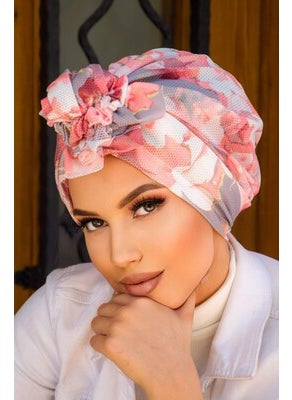 Aişe Tesettür Aisha Hijab Tulle Buckled Bonnet - 40403  - Image 1