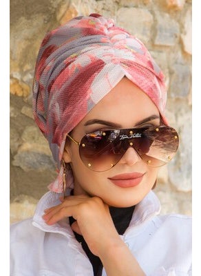 Aişe Tesettür Aisha Hijab Tulle Buckled Bonnet - 40403  - Image 4