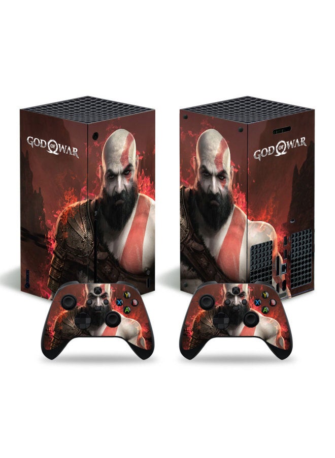 ملصقات وحدة تحكم الألعاب Chivalrous Xsx Series X ملصق جلدي God Of War God Of War - اللون: TN — SeriesX — 4451 - Image 1