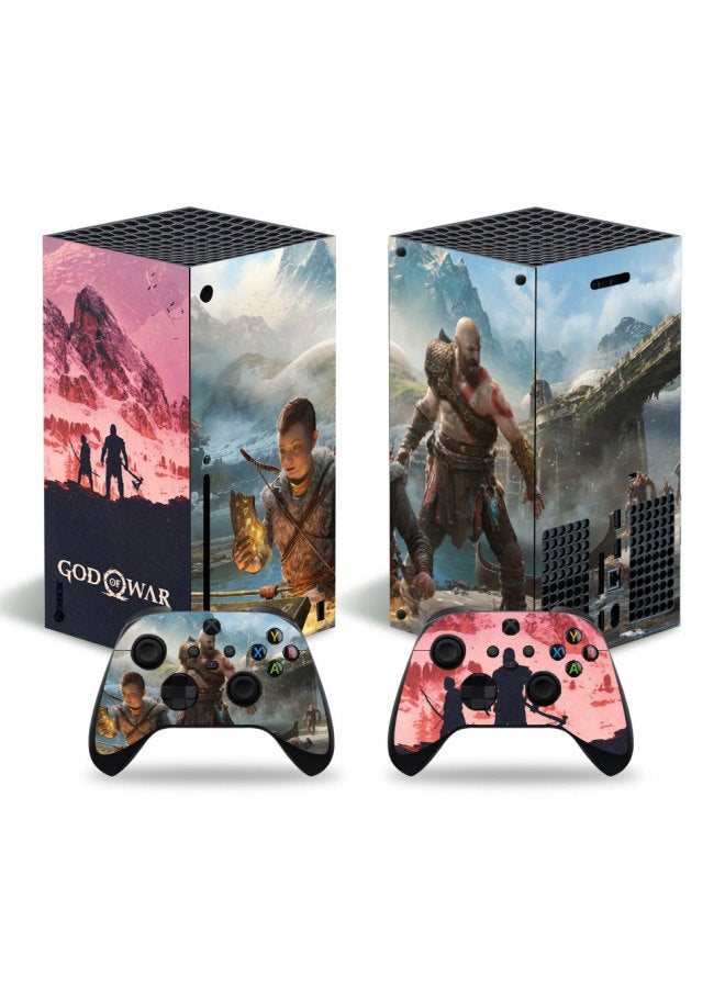 ملصقات وحدة تحكم الألعاب Chivalrous Xsx Series X ملصق جلدي God Of War God Of War - اللون: TN — SeriesX — 4451 - Image 5