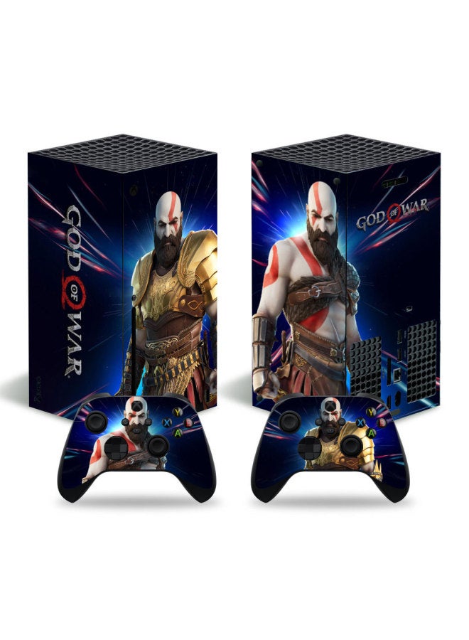 ملصقات وحدة تحكم الألعاب Chivalrous Xsx Series X ملصق جلدي God Of War God Of War - اللون: TN — SeriesX — 4451 - Image 3