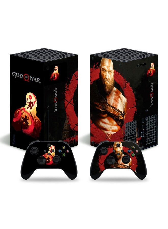 ملصقات وحدة تحكم الألعاب Chivalrous Xsx Series X ملصق جلدي God Of War God Of War - اللون: TN — SeriesX — 4451 - Image 4