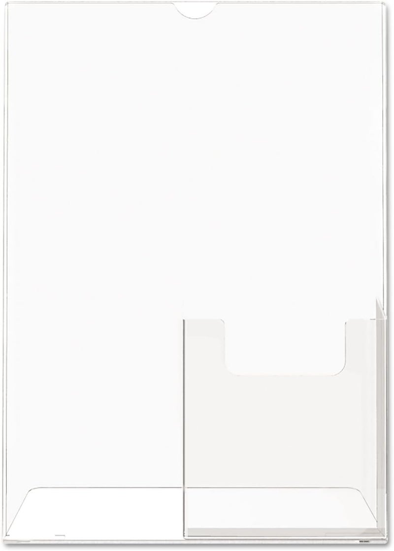 Deflecto حامل لافتات ديفليكتو 590501 بصورة متفوقة مع جيب 9w x 4 12d X 10 34h شفاف - Image 2