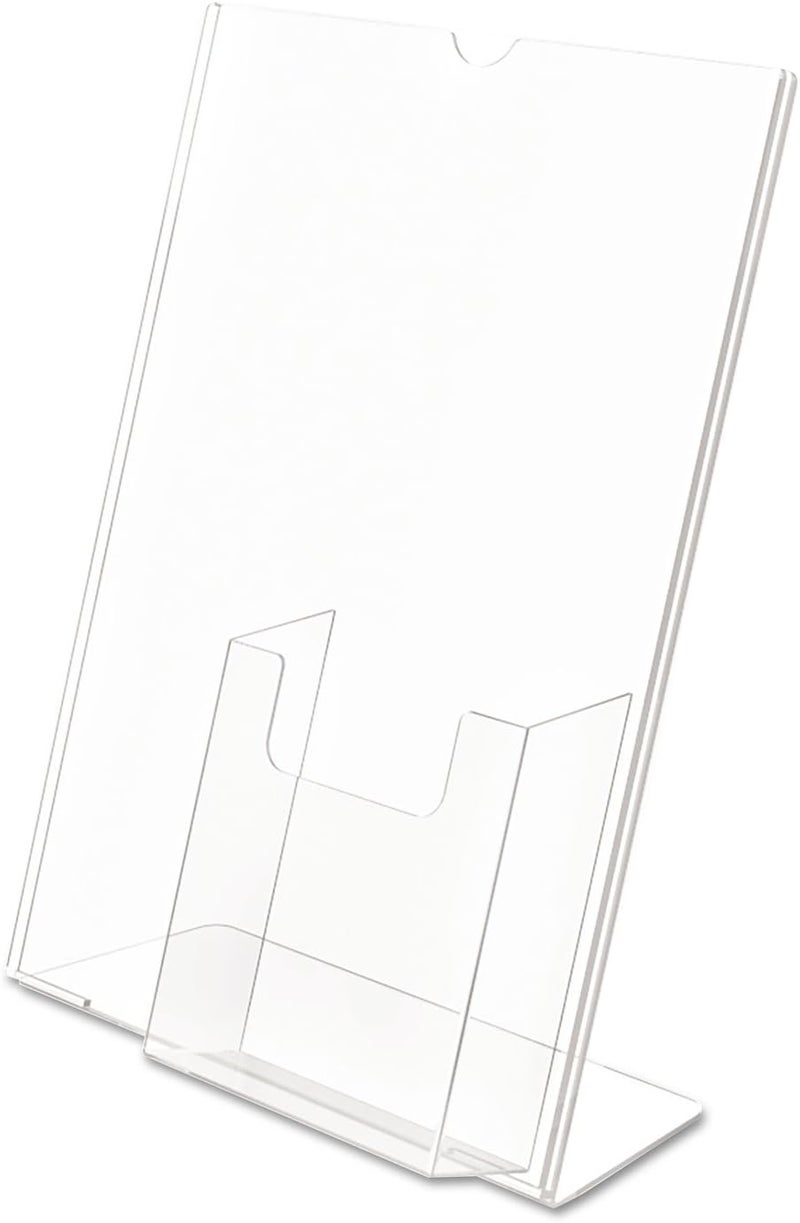 Deflecto حامل لافتات ديفليكتو 590501 بصورة متفوقة مع جيب 9w x 4 12d X 10 34h شفاف - Image 4