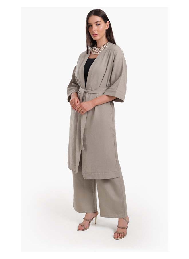 Clue - Timeless Midi-Length Kimono - Image 1