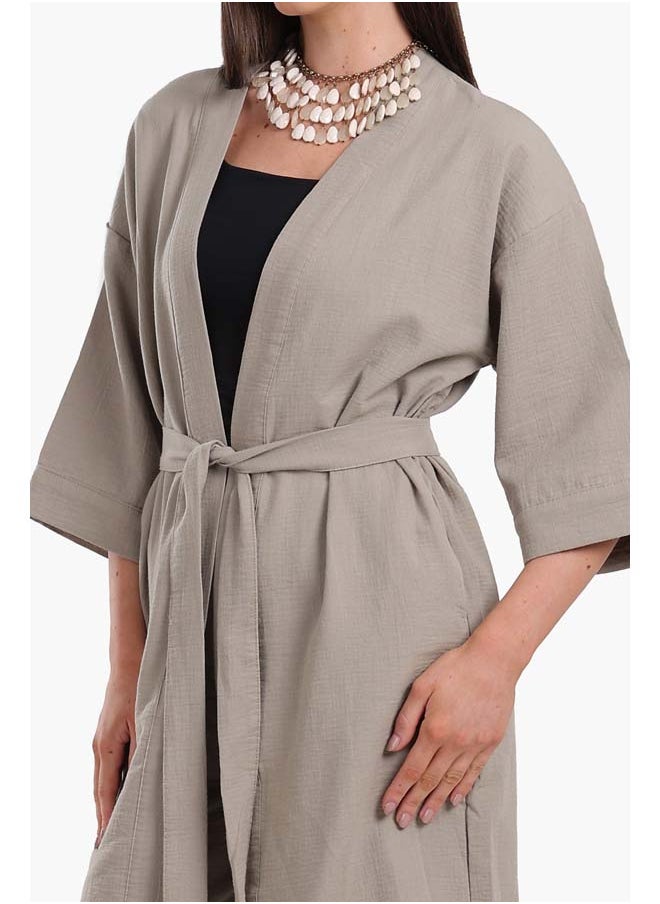 Clue - Timeless Midi-Length Kimono - Image 1