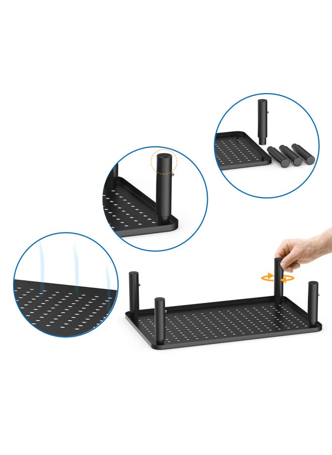 Generic - Monitor Computer Bracket Liftable Laptop Desktop Base Shelf Storage Rack Pad Height Increasing Rack-Color:2 Pack - Image 1