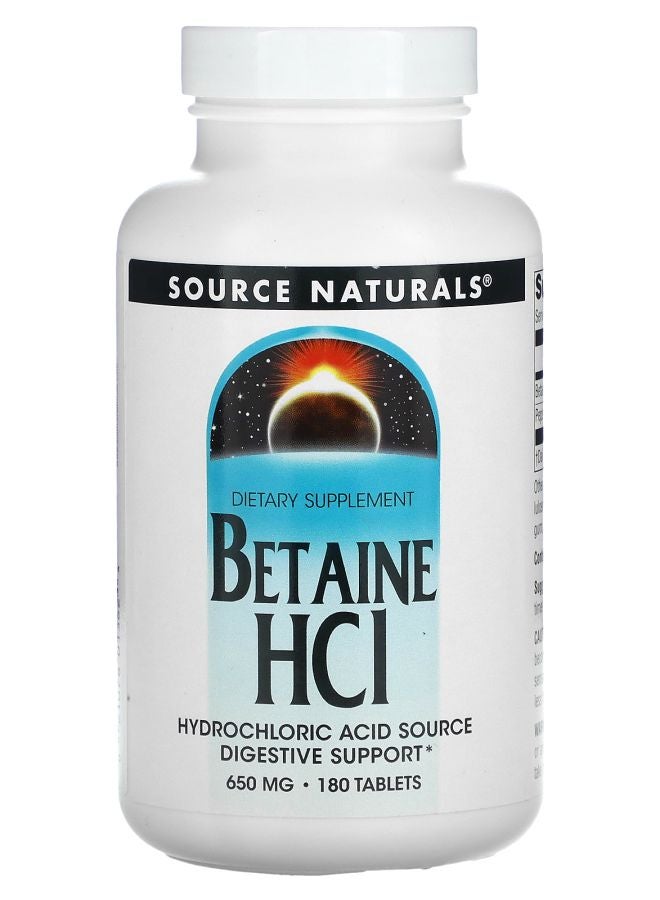 بيتاين هيدروكلوريد 650 ملغ 180 قرص