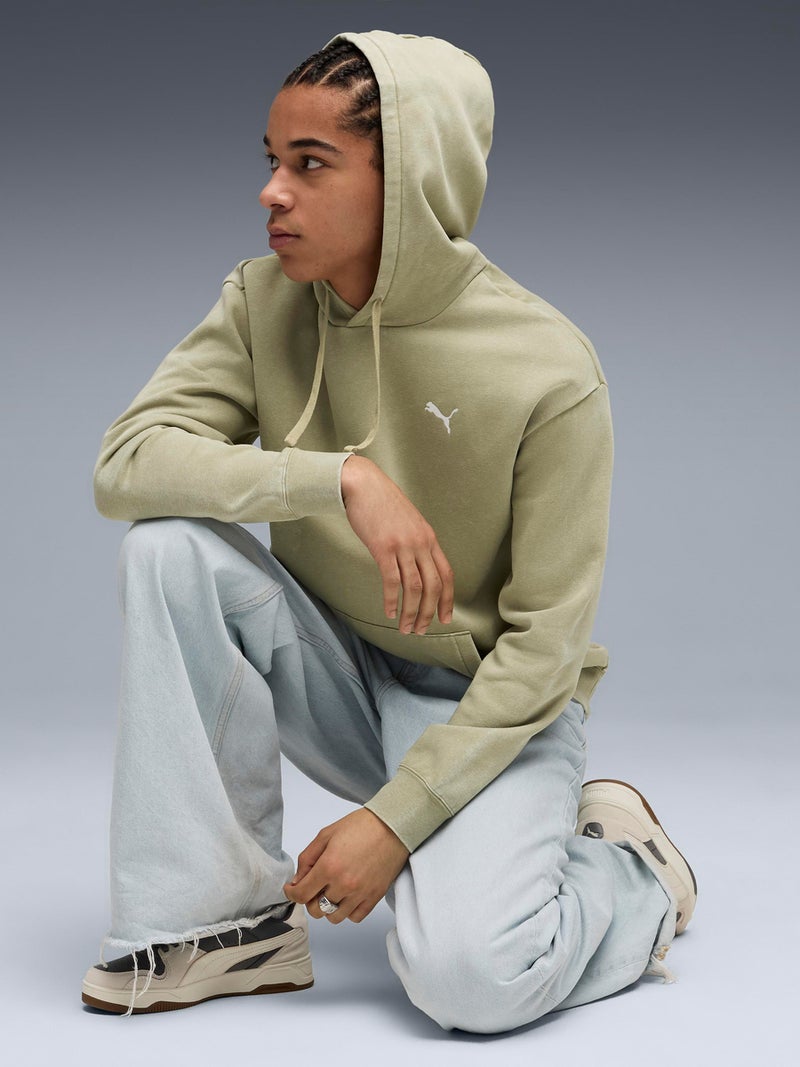 Puma Essentials Elevated Relaxed Wash Hoodie - Image 3