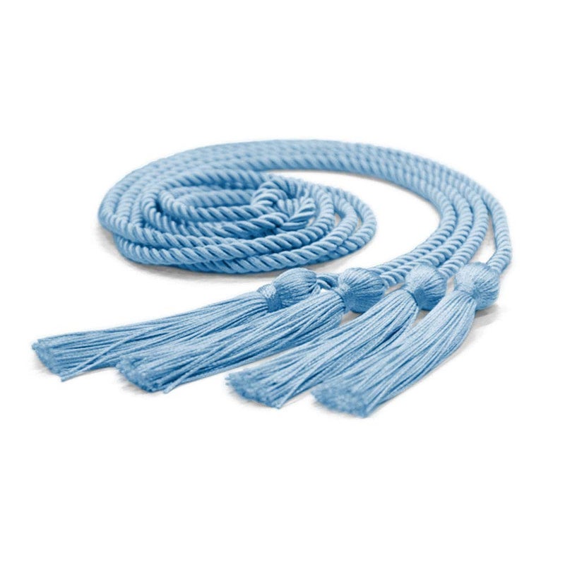 Endea Graduation Double Honor Cord Light Blue