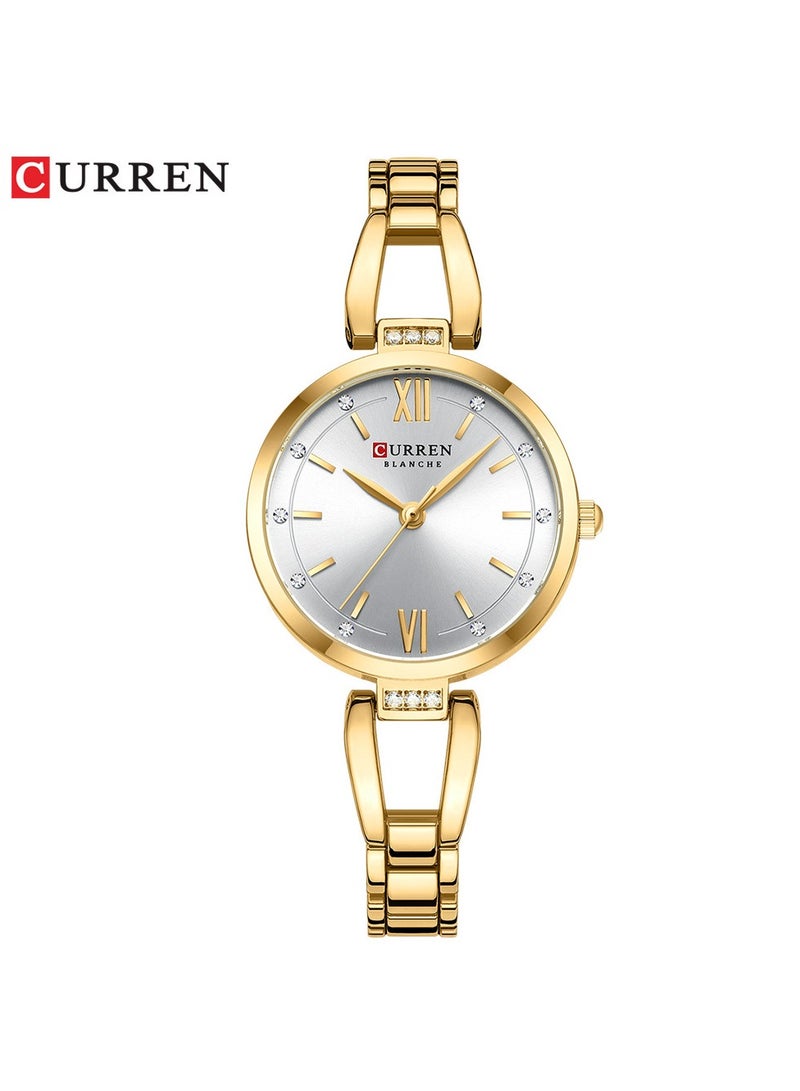 CURREN CURREN Karen 9092 ladies simple small dial watch waterproof steel quartz watch casual women's watch 