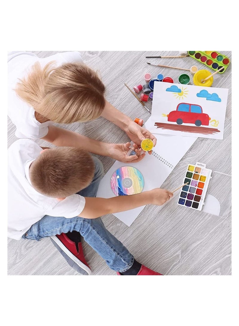 كابتن تيك قرص مضغوط شفاف ، 20 قطعة أقراص مضغوطة شفافة للرسم ، أقراص مضغوطة فارغة للزينة DIY بها بنفسك جدار جمالي لتزيين غرفة CD أقراص مضغوطة جدارية شفافة لتزيين الحائط مستلزمات الحفلات - Image 4