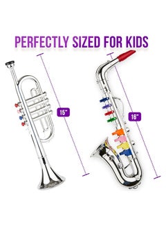 ORiTi Trumpet and Toy Saxophone Set for Kids Create Real Music - Safety Tested BPA Free - pzsku/ZB9AAA687B1D37887C8F2Z/45/_/1694583432/99b5f1ee-825d-49ac-af88-7fc65114a997