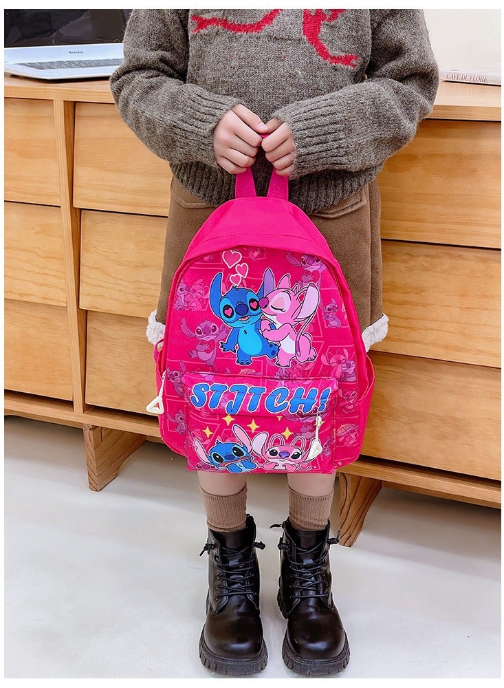 STITCH Stitch Children's Large Capacity Schoolbag Boys And Girls Cute Cartoon Backpack Outdoor Leisure Backpack - Image 3