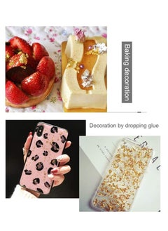 KASTWAVE Gold Leaf Flakes 3g Genuine Flakes Decorative Dishes, Pure for Cooking Cakes Chocolates Decoration, Health Spa, Not Edible  - Image 5