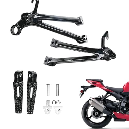 TCMI Motorcycles K6 Passenger Rear Set Foot Pegs Footrests Bracket Fits for Suzuki GSXR 600 750 2008-2010 - Image 2