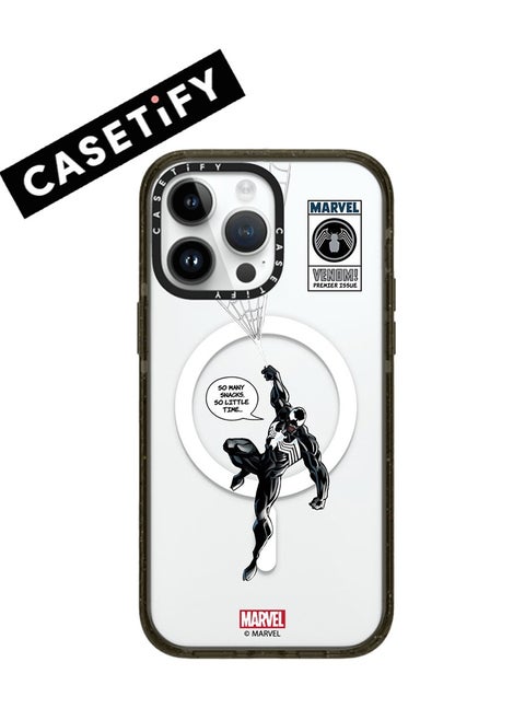 Apple iPhone 15 Pro Max Case,Hanging Venom Magnetic Adsorption Phone Case - Semi transparent