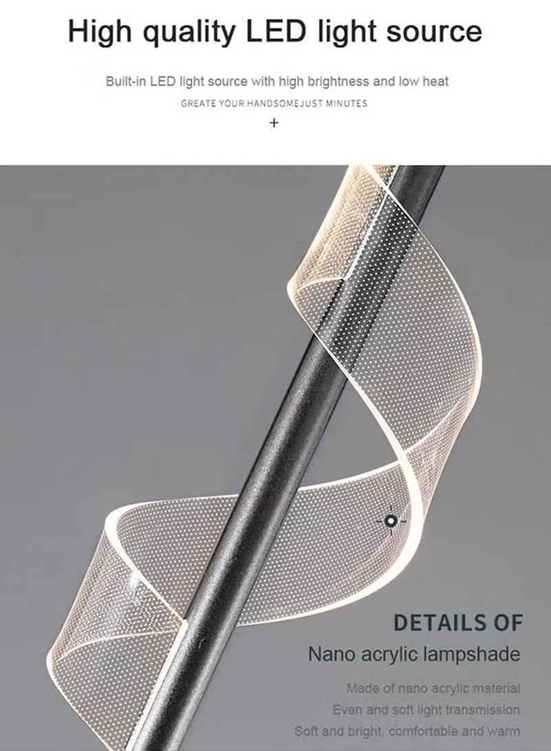 EzzySo Nordic LED Pendant Lights Chandeliers with Three-color light change Indoor Ceiling Lamp Hanging Lighting for Home Bedside Living Room Decoration Dining Tables Aisle Black Modern Light - Image 4