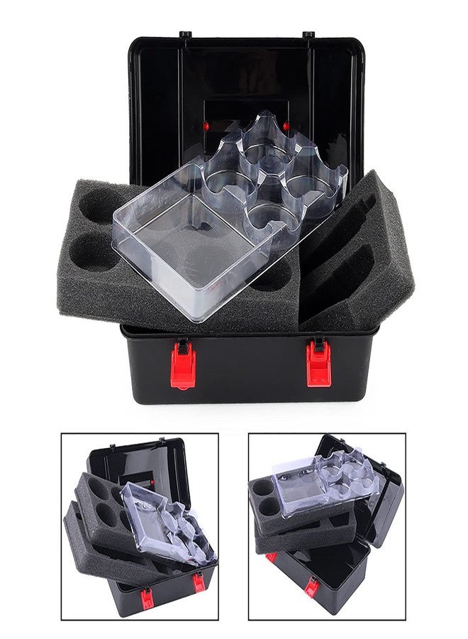 3T6B Bey Battling Top Storage Case, 12 pcs Burst Tops Storage Case Spinning Top and Launcher Set Storage Box for Children and Adult - Image 5