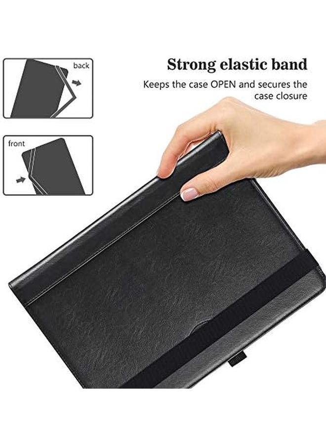Procases 9 Inch 10.1 Inch Universal Tablet Case Protective Cover Stand Folio Case For 9 10 10.1 Inch Android Touchscreen Tablet With 360 Degree Rotatable Kickstand And Multiple Viewing Angles Black - Image 4