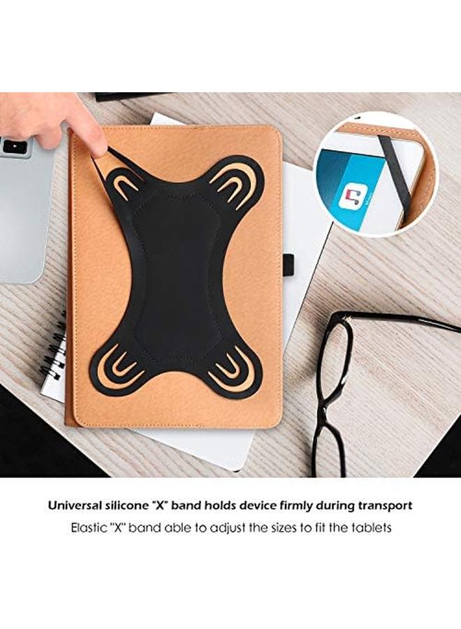 Procases 9 Inch 10.1 Inch Universal Tablet Case Protective Cover Stand Folio Case For 9 10 10.1 Inch Android Touchscreen Tablet With 360 Degree Rotatable Kickstand And Multiple Viewing Angles Black - Image 2