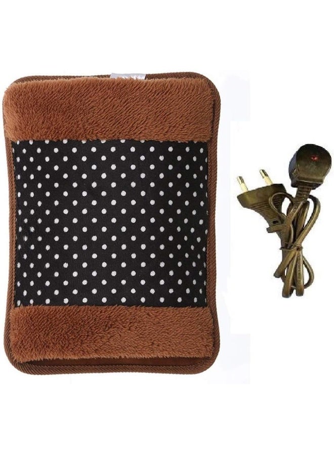 RYZAN RYZAN Velvet heating bag, hot water bags for pain relief, heating bag electric, Heating Pad-Heat Pouch Hot Water Bottle Bag, Electric Hot Water Bag (Assorted Design & Color) - Image 1