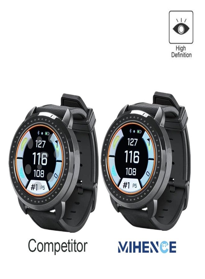 MIHENCE Compatible for Bushnell ION Elite Watch Screen Protector, 9H Anti-Scratch Tempered Glass Protective Film for iON Elite Black Golf GPS Watch [ 3PCS ] - Image 4