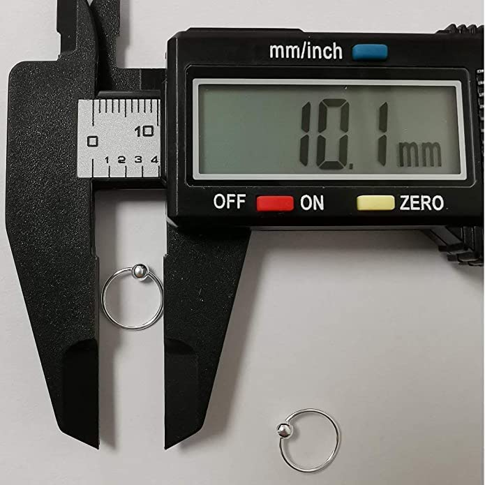 NEMICHAND JEWELS خاتم أنف من الفضة الاسترليني النقي 925 / دبوس أنف بسيط حلقة صغيرة للنساء - Image 2